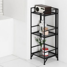 nOVA LIVING 摺疊層架, 黑色, 3層