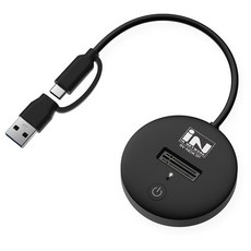 (인네트워크) SSD 도킹스테이션 IN-NDK1P / INV167 (1베이) (M.2 NVMe M Key & B+M Key / USB3.1 Gen2), 1개