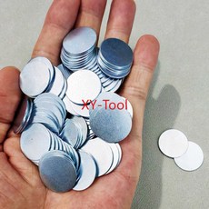 100Pcs 초박형 원형 철 시트 원형 철판 아연 도금 철 시트 녹 방지 자석은 0.3mm 0.5mm 0.8mm 1mm를 유치 할 수 있습니다, 15 x 0.3mm, 100 Pcs