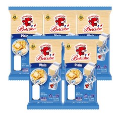래핑카우 벨큐브 치즈 24큐브 125g 플레인 5개