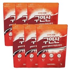 슈가버블 구연산 대용량 1kg x6, 6개