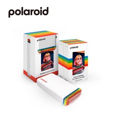 Polaroid Hi·Print 2x3 手機相片印相機, 1個, 白色-附40張黏貼相紙