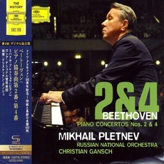 (수입SHM-CD) Mikhail Pletnev - Beethoven: Piano Concertos No.2.4 (베토벤: 피아노 협주곡 2.4번)