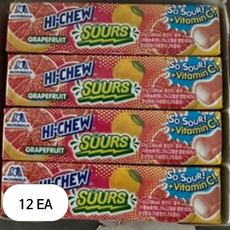 하이츄 사우어 자몽맛, 57g, 12개