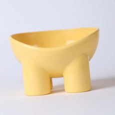 고경추식기 사선형식기 사선형 반려동물 밥그릇 애견식기 흘림방지 고양이밥그릇 애묘, 그린