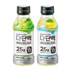 더단백 워터프로틴PET 2종 400ml 12개입 (백자몽 6개 청사과 6개), 백자몽6+청사과6, 12개