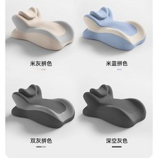 多功能床頭趴枕 俯臥記憶棉枕 頭靠墊, 普通款趴睡枕[米拼淺灰], 米拼淺灰