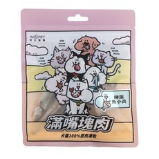 巴卡諾 小雞南瓜棒 貓凍乾, 1個, 滿嘴塊肉凍乾-柳葉魚小兵 30g
