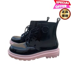 Melissa x Viktor & Rolf 果凍橡膠短靴 黑色/粉色 IT 35.5/39, 39, 39