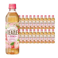 웅진 티즐 제로 딸기루이보스, 500ml, 20개