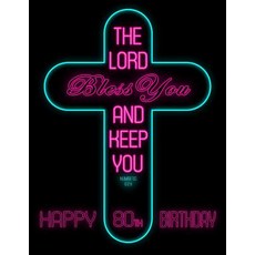 (영문도서) Happy 80th Birthday: Say Happy Birthday with This Large Print Address Book Ador... Paperback, Independently Published, English, 9781078181709