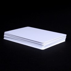 온코 플라스틱 PVC 백카드 화이트 카드 pvc
