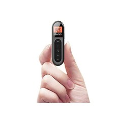 휴대용 FM 충전식 포켓 초소형 라디오 개인 블랙 블랙, 화이트, 화이트