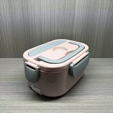 차량용 전자렌지 보온도시락 트럭커 12v 가열 온장고 세척 24v, K. 핑크 그레이  가정용 및 차량용 듀얼 유즈 케이블