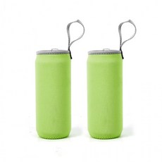 물병가방 물병 보틀 손잡이 파우치 2P세트(550ml) (그린), 1개, 상세페이지 참조