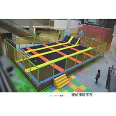 대형트렘폴린 야외 방방이 놀이 2x2x2m, 옵션 1, 1개