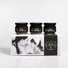 국내산 수제 딸기잼 사과잼 아로니아잼 세트 110g×3ea 명절선물세트 설 추석 단체선물 답례품 기업 사은품