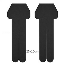 哆哆購 肌肉貼 運動貼布 腳踝小腿肌肉支撐彈力繃帶布肌貼 馬拉松羽毛球運動健身, 1個, 條形護踝肌貼 黑色6片裝