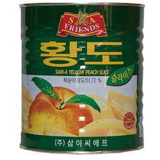 삼아씨에프 황도 슬라이스 2.96kg 3kg, 3개, 3.96kg