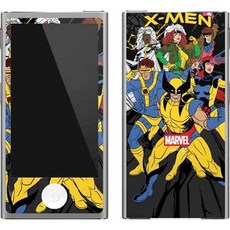 스키니트 데칼 MP3 플레이어 스킨 아이팟 나노7세대 및 2012년 모델 호환 공식 라이선스 마블 엑스맨 그룹 디자인, Grey - MRVXMN03