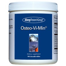 AllergyResearchGroup Osteo-Vi-Min咀嚼錠, 180顆, 1罐