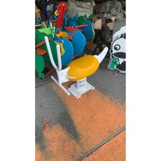 야외용 시소 놀이시설 키즈카페 유치원 에어바이킹 그네, 69 단일 흔들 목마