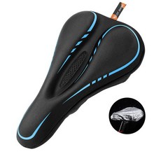 WEST BIKING 자전거 안장 커버 자전거 안장 쿠션 커버, 1개, Black Blue
