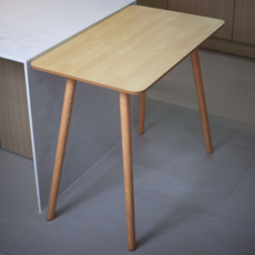 파카이가구 경량 테이블 이케아 카페 보조 식탁 아일랜드 탁자 다이닝, 우드 대형 (800*500*720)