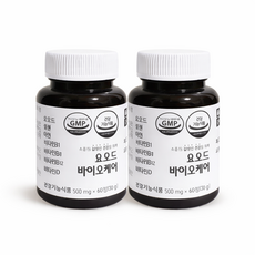 (소비기한 2026.05.15) 갑상선 영양제 요오드 추천 아이오딘 면역 멀티비타민 요오드 바이오케어 2개월분, 2박스, 60회분