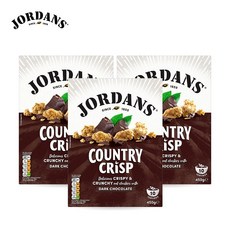 조단스 컨트리 크리스피 초코 시리얼, 500g, 3개