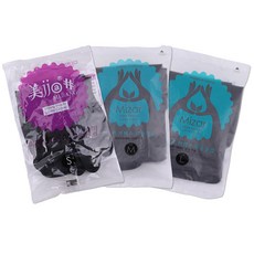 미짱 미자르블랙 미용장갑 검정 동광 염색 고무 라텍스 장갑, 대(L)