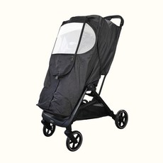 [누비앤타보] 유모차 유모카 그늘막 방풍커버 바람막이 방한커버 휴대용, 1개, 레노 방풍커버 블랙