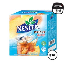네스티 아이스티 복숭아맛 분말, 12.5g, 70개입, 1개