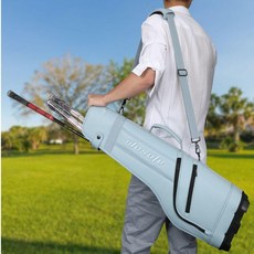 WOSOFG 高爾夫球杆包 便攜式練習包, 藍色