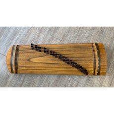 雅典樂器世界 極品21弦100公分一米素面旅行箏 古箏 便攜式21弦古箏 初學進階皆宜, 1個, Wood Tone