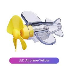 오토바이에 대 한 바람 전원 LED 비행기 장식 밤 회전 LED 조명 장식에 핸드 바 자동차 백미러, Yellow