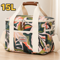 DUGN PEVA 방수 보온 보냉 예쁜 보냉가방 보냉백 도시락가방, 트로피컬, 1개