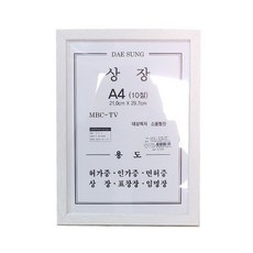 SE 스마트 탁상 겸용 상장 A4 10절 액자