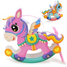 搖搖馬造型燈籠 DIY組裝 LED燈光 兒童節慶玩具, 搖搖馬(雙面色), 1個
