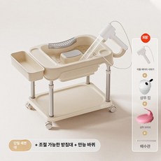 pinkri 이동식샴푸대 가정용샴푸대 간이 간병 이동식, 리튬 샤워 + 신형 3세대 리튬 샤워 + B