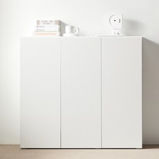 룸앤디 모노 더높은 수납장 1200 E0목재 LPM 다용도 슬림 선반 와이드 수납장, 모노 더높은 수납장 1200_화이트