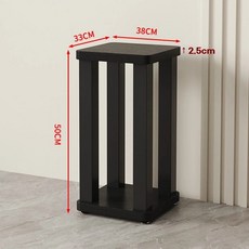스피커 스탠드 받침대 스피커받침대 사운드바 우퍼 선반 거치대 오디오랙, 1, M. 50cm 50E 정사각형