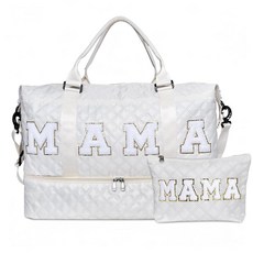 Rojuna MAMA 여성용 병원 가방 분만 출산 임산부 여행 더플 백 신발 수납 공간 포함 엄마 엄마용
