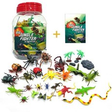 정글파이터 곤충 동물 모형 어린이 동물 장난감 놀이, 단품