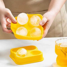 왕 얼음틀 음료용 아이스볼 홈카페 실리콘 얼음틀 위스키, 그린