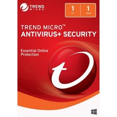 트렌드 마이크로 안티바이러스 2018 1개 디바이스 다운로드, PC Download, Antivirus