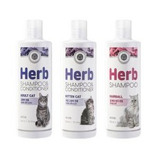 피부보습 허브 펫퍼스 미용 캣 샴푸린스 81901PC 1(PC), 삼퓨린스(성묘용)