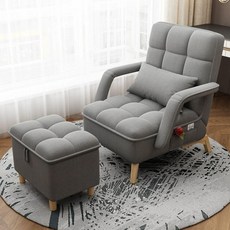 소파 스툴 거실 발받침 리클라이너 수유의자, 미드그레이 3D소재 풋스툴