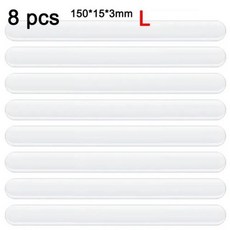 투명 자동차 문짝 엣지 가드 충돌 방지 스티커 사이드 보호 백미러 48 개