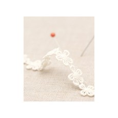 퀼트스타 [쁘띠 에뜨왈] 큐트 플라워 코튼레이스_아이보리, 1개, 아이보리